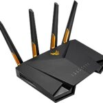 ASUS TUF Gaming AX3000 V2 - Router Gaming Extensible WiFi 6 con Mobile Tethering 4G/5G por USB, puerto para Juegos, modo gaming para móviles, AiMesh, Ai Protection Pro, VPN Fusion