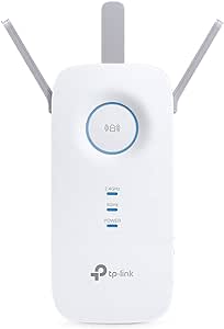 TP-Link RE550 - Mesh Repetidor AC1900 , WiFi doble banda, 1300Mbps/en 5GHz + 600Mbps/en 2.4GHz, amplificador WiFi, control de APP, compatible con todos los dispositivos WiFi, Cranberry