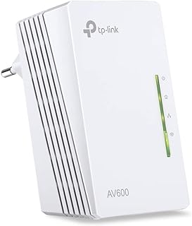 TP-Link TL-WPA4220 - Extensor Powerline AV600 a 300Mbps por Línea Eléctrica, HomePlug AV, PLC con Wifi, 2 Puertos Ethernet...