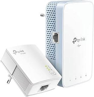 TP-Link ethernet TL-WPA1000 Kit Powerline WiFi, PLC, AV1000 Mbps, 750 Mbps en WiFi ,Doble Banda, 1 Puerto Gigabit, Plug an...