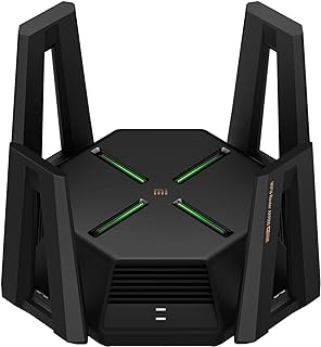 Xiaomi Mi Router AX9000 - Diseñado para Jugadores, Wi-Fi 6 de Triple Banda, 12 amplificadores de señal, procesador de Seis...